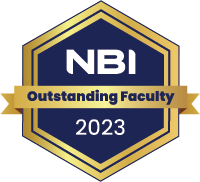 Outstanding Faculty - NBI 2023 Badge