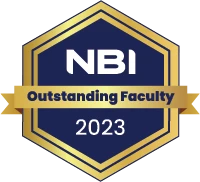 Outstanding Faculty - NBI 2023 Badge